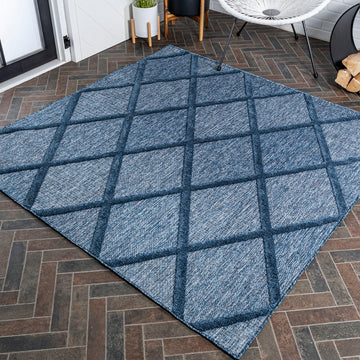 Salines Diamond Trellis Indoor/outdoor Area Rug